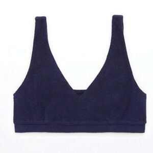 NWT Aerie Offline Royal Navy Summer Lights Terry Bra Womens Size Medium